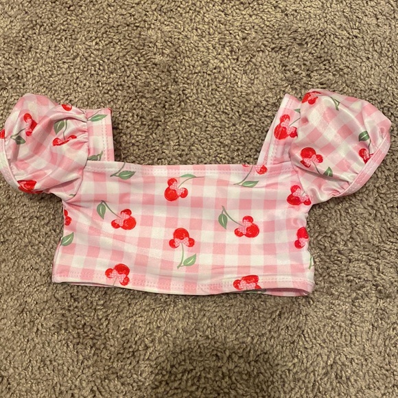 Minnie Mouse Cherry swimsuit 12month - Picture 3 of 4